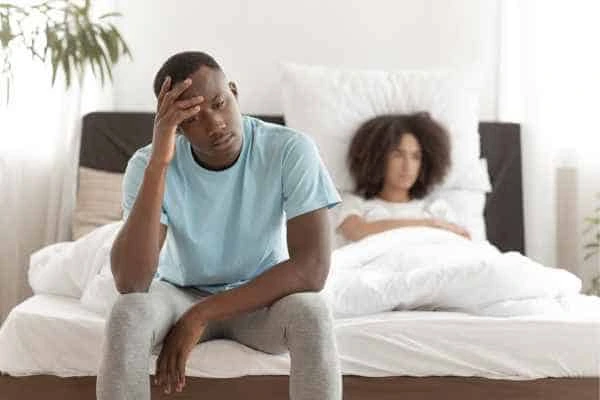 Man upset about ED symptoms Morden