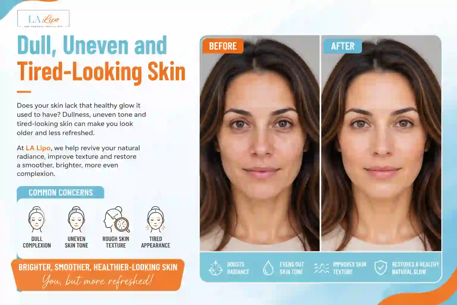 Sign #5: Dull, Uneven and Tired-Looking Skin Morden